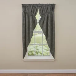 Park Designs Lebanon Star Lined Gathered Swag 72X63