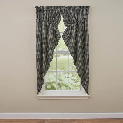 Park Designs Lebanon Star Lined Gathered Swag 72X63 1 Park Designs Lebanon Star Lined Gathered Swag 72X63