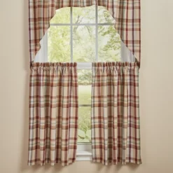 Park Designs Gamekeeper Plaid Tiers 72" X 36"