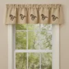 Park Designs Horse Embroidered Lined Valance 60” X 14”