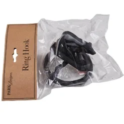 Park Designs Cast Black Bear Ring Hook - Set Of 2