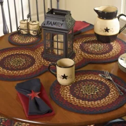 Park Designs Folk Art Braided Placemat Set