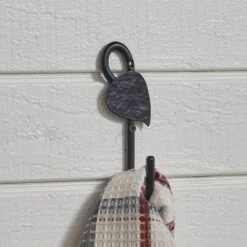 Park Designs Hammered Leaf Single Hook - Set Of 2
