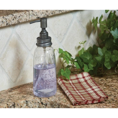 Park Designs Mason Jar Soap Dispenser 2 Park Designs Mason Jar Soap Dispenser - Image 2