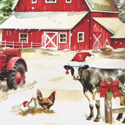 Park Designs Christmas At The Farm Dessert Plate Set Of 4 2 Park Designs Christmas At The Farm Dessert Plate Set Of 4 - Image 2