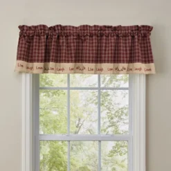 Park Designs Sturbridge Live Lined Valance 60" X 14"