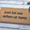 Park Designs Just Text Me When You're Here Doormat 1'6''x2'6''