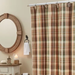 Park Designs Woodbourne Shower Curtain 72" X 72"