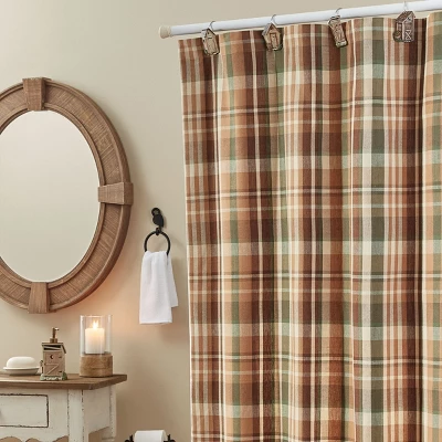 Park Designs Woodbourne Shower Curtain 72" X 72" 1 Park Designs Woodbourne Shower Curtain 72" X 72"