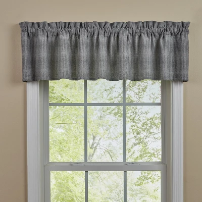 Park Designs Sine Wave Valance - 14''L - Gray 1 Park Designs Sine Wave Valance - 14''L - Gray