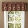 Park Designs Sturbridge Patch Lined Valance - Wine
