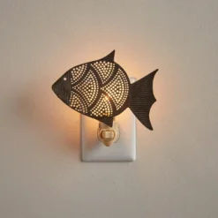 Park Designs Galvanized Fish Night Light