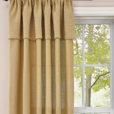 Park Designs Burlap Valance Panel 2 Park Designs Burlap Valance Panel - Image 2