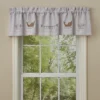 Laundry Embroiderd Lined Valance 60'' X 14''