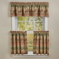 Moose Jacquard Valance 72'' X 14"