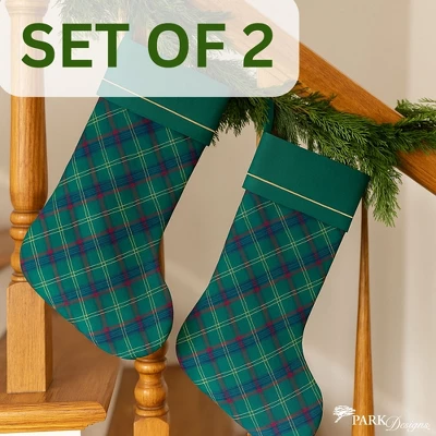 Patricia Heaton Home Macmerry Plaid Stocking Set Of 2 3 Patricia Heaton Home Macmerry Plaid Stocking Set Of 2 - Image 3