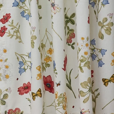 Park Designs Wildflower Scalloped Window Tiers 2 Park Designs Wildflower Scalloped Window Tiers - Image 2