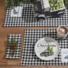 Park Designs Home For Christmas Table Runner - 54''L - Black