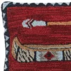 Park Designs Wilderness Canoe Hooked Pillow Cover 18"