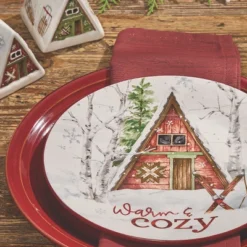 Park Designs Snowflake Lodge Salad Plate Set Of 4 -Park Designs Sales GUEST 53663828 aed1 433a ad2a fb713c90edd1