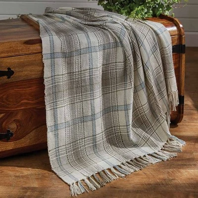 Park Designs Lake Livin Throw - 60''L - Off-White 1 Park Designs Lake Livin Throw - 60''L - Off-White