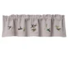Hummingbird Embroiderd Lined Valance 60'' X 14''