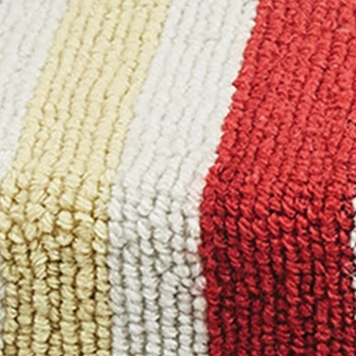 Park Designs Camp Stripe Hooked Bench 2 Park Designs Camp Stripe Hooked Bench - Image 2