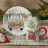 Park Designs Holiday Roadtrip Salad Plate Set Of 4