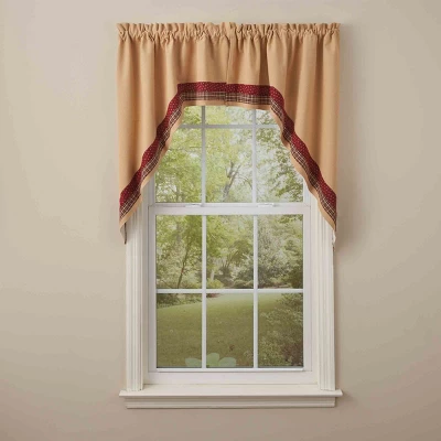 Park Designs My Country Home Lined Border Swag 72X36 1 Park Designs My Country Home Lined Border Swag 72X36