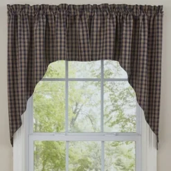 Park Designs Sturbridge Window Swag - Navy