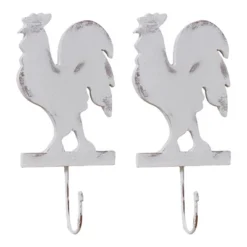 Park Designs Rooster Wood Single Hook Distressed Cream - Set Of 2 5 Park Designs Rooster Wood Single Hook Distressed Cream - Set Of 2 -Park Designs Sales GUEST 65ab5f31 4ce5 4749 9f0b 64200b100f93