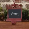 Park Designs Red Chalkboard Stocking Hanger 5"H