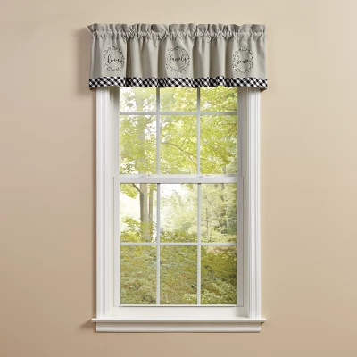 Park Designs Bouquet Of Grace Patch Valance 60" X 14" 1 Park Designs Bouquet Of Grace Patch Valance 60" X 14"