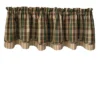 Scotch Pine Lined Layered Valance 72'' X 16''