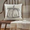Park Designs Pumpkin Print Pillow Cover - 20'' - Off-White