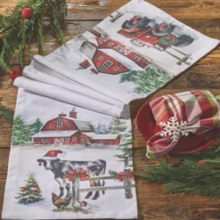 Park Designs Christmas At The Farm Table Runner 13" X 54"