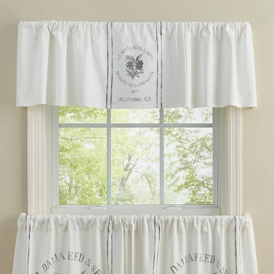 Park Designs Seed Sack Valance 1 Park Designs Seed Sack Valance