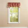 Park Designs Buffalo Check Lined Point Garnet Valance 72" X 15"