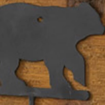 Park Designs Bear Iron Hooks - Set Of 4 2 Park Designs Bear Iron Hooks - Set Of 4 - Image 2