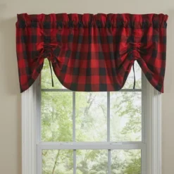 Park Designs Buffalo Check Lined Farmhouse Valance 60"