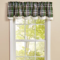 Park Designs Happy Trails Lined Layered Valance 72” X 16”