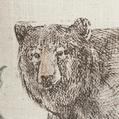 Park Designs Wild And Beautiful Holiday Bear 10" Pillow 2 Park Designs Wild And Beautiful Holiday Bear 10" Pillow - Image 2