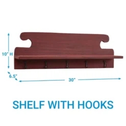 Park Designs Cozy Farmhouse Red Shelf With Hooks -Park Designs Sales GUEST 7f9cd077 4e28 46c2 bda5 e795a80cedaa