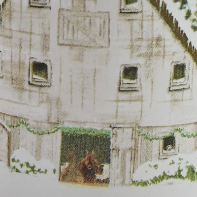 Park Designs Christmas Barn Mug Set Of 4 3 Park Designs Christmas Barn Mug Set Of 4 - Image 3