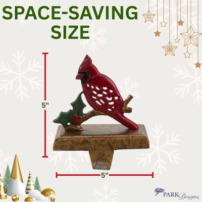 Park Designs Cardinal Stocking Hanger Set Of 2 1 Park Designs Cardinal Stocking Hanger Set Of 2