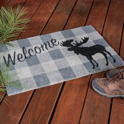 Park Designs Welcome Moose Doormat 1 Park Designs Welcome Moose Doormat