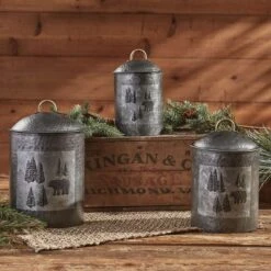 Park Designs Wild Woods Bear Canisters Set