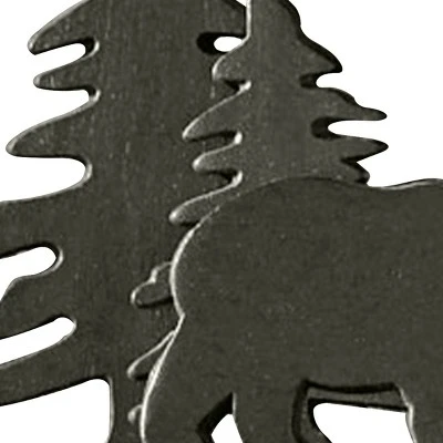 Park Designs Bear & Tree Stocking Hanger - Set Of 2 2 Park Designs Bear & Tree Stocking Hanger - Set Of 2 - Image 2