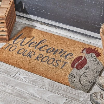 Park Designs Welcome To Our Roost Doormat 1'6''x2'6'' 1 Park Designs Welcome To Our Roost Doormat 1'6''x2'6''