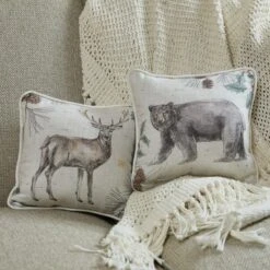 Park Designs Wild And Beautiful Holiday Deer 10" Pillow